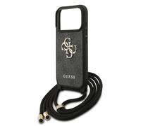 CG MOBILE Guess 4G - Funda para iPhone 17 Pro con logotipo grande (negro)