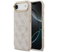 CG Mobile Guess 4G PU Classic Logo Compatible con MagSafe Funda para iPhone 17 Air (Rosa)