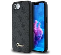 Guess Funda iPhone 16e Monograma 4G Logo en Relieve,