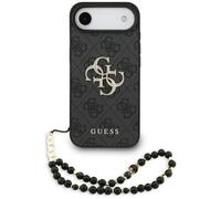 CG MOBILE Guess 4G Strap 4G Classic Logo Carcasa para iPhone 17 Air (Negro)