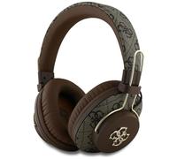 CG Mobile Guess - Auriculares Bluetooth ENC Metal 4G Logo (marrón)