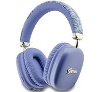 CG Mobile Guess - Auriculares Bluetooth supraear Gcube Logo Metallic Script, Color Morado