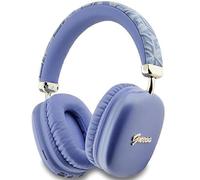CG Mobile Guess - Auriculares Bluetooth supraear Gcube Logo Metallic Script, Color Morado