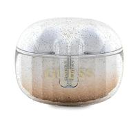 CG Mobile Guess Auriculares Bluetooth TWS + Base de conexión Glitter gradiente Dorado