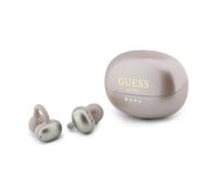 CG MOBILE Guess Auriculares OWS con Acabado Metálico y Logo Clásico, Rosa