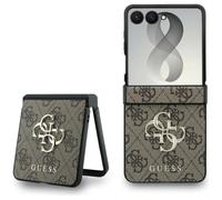 CG MOBILE Guess Big 4G Logo - Carcasa para Samsung Galaxy Z Flip8, color marrón