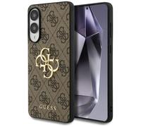 CG Mobile Guess Big 4G Logo Classic - Carcasa para Samsung Galaxy S25 Edge, Color marrón