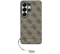 CG MOBILE Guess Classic Logo Charm Funda para Samsung Galaxy S26 Ultra (Marrón)