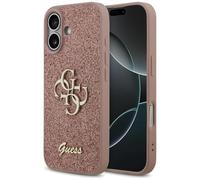 CG Mobile Guess Fixed Glitter - Carcasa para iPhone 17 (tamaño Grande), Color Rosa