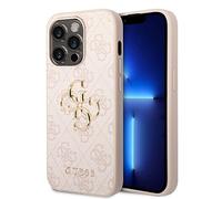 CG Mobile Funda Guess de piel sintética para iPhone 15 Pro MAX (Rosa)