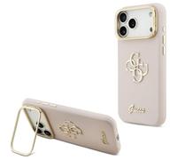CG MOBILE Guess Grained - Carcasa para iPhone 17 Pro Max (tamaño 4G, tamaño grande), color rosa