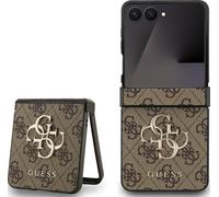CG MOBILE Guess Groß 4G - Carcasa para Samsung Galaxy Z Flip7, diseño clásico, color marrón