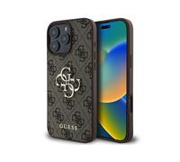 CG Mobile Guess GUHCP16L4GMGBR - Carcasa para iPhone 16 Pro de 6,3", Color marrón