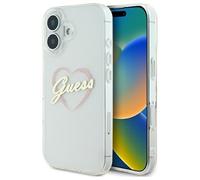 CG MOBILE Guess GUHCP16MHCHGSPT - Carcasa rígida para iPhone 16 Plus de 6,7", diseño de corazón