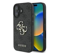 CG Mobile Guess GUHCP16S4GMGGR - Carcasa para iPhone 16 de 6,1 Pulgadas, Color Negro