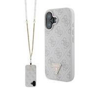 CG Mobile Guess GUHCP16SP4TDSCPP - Carcasa rígida para iPhone 16 de 6,1 Pulgadas, Color Rosa