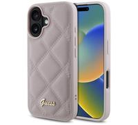 CG Mobile Guess GUHCP16SPSQSQSP - Carcasa rígida para iPhone 16 de 6,1 Pulgadas, Color Rosa