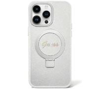 Guess Funda para iPhone 15 Plus TPU Ring Stand, Transparente