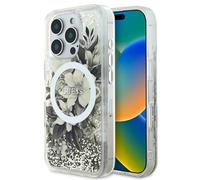 CG Mobile Guess GUHMP16LLFMWTE - Carcasa rígida para iPhone 16 Pro de 6,3", Color Beige