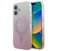 CG Mobile Guess GUHMP16MHGRCELP - Carcasa para iPhone 16 Plus de 6,7", Color Rosa