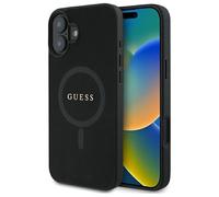 CG Mobile Guess Carcasa para iPhone 16 GUHMP16SPSAHMCK 6,1" Logotipo Saffiano Classic Negro