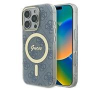 CG Mobile Guess GUHMP16XH4STB - Carcasa para iPhone 16 Pro MAX de 6,9 Pulgadas, Color Azul