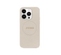 CG Mobile Guess GUHMP16XPGHSMME Funda para iPhone 16 Pro MAX 6.9" Beige Hardcase Grained Ring