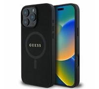 CG Mobile Guess GUHMP16XPSAHMCK - Carcasa para iPhone 16 Pro Max de 6,9 pulgadas, color negro