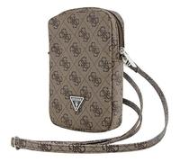 CG Mobile Guess GUWBZP4GFTSW - Funda para móvil (Cremallera 4G, triángulo), Color marrón