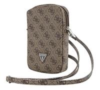 CG Mobile Guess GUWBZP4GFTSW - Funda para móvil (Cremallera 4G, triángulo), Color marrón