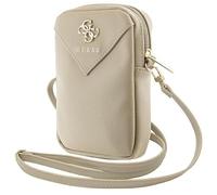 CG MOBILE Guess GUWBZPGSTEGD - Bolso con Cremallera Triangular, Bolsitos para Moviles, Color Dorado Claro