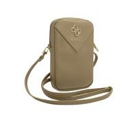 CG MOBILE Guess GUWBZPGSTEGD - Bolso con Cremallera Triangular, Bolsitos para Moviles, Color Dorado Claro