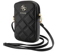 CG Mobile Guess GUWBZPSQSSGK - Funda Acolchada con Cremallera Negra, Negro