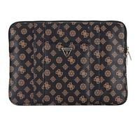 CG MOBILE Guess Sleeve 14 pulgadas Peony Pocket Triangle Bag (Negro)