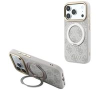 CG MOBILE Guess Soporte de anillo 360 4G Classic Logo compatible con funda MagSafe para iPhone 18 Pro Max / 17 Pro Max (rosa)