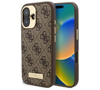 CG Mobile GuessGUHMP16MU4GPRW - Carcasa para iPhone 16 Plus de 6,7", Color marrón