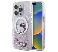 CG MOBILE Hello Kitty HKHMP16XLSWKH - Carcasa para iPhone 16 Pro Max de 6,9 pulgadas, color blanco con purpurina líquida