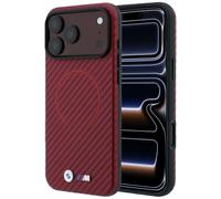 CG Mobile Hülle iPhone 17/18 Pro y 17/18 Pro Max Carbon-Print MagSafe Logo Rojo