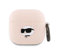CG Mobile Karl Lagerfeld - Funda para AirPods 4 (silicona), color rosa