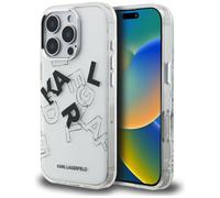 CG MOBILE Karl Lagerfeld IML - Carcasa para iPhone 16 Pro Max, diseño de dibujo de bocetos