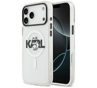 CG Mobile Karl Lagerfeld IML Choupette - Logotipo de Dibujo Compatible con Funda MagSafe para iPhone 17 Pro (Transparente)