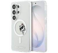 CG MOBILE Karl Lagerfeld IML Guck-Guck Choupette - Carcasa compatible con MagSafe para Samsung Galaxy S26 Ultra (transparente)