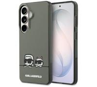 CG MOBILE Karl Lagerfeld IML Guck-Guck Karl & Choupette - Funda compatible con MagSafe para Samsung Galaxy S26 (negro)