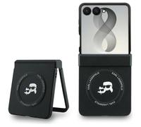 CG MOBILE Karl Lagerfeld Karl & Choupette Pins - Funda para Samsung Galaxy Z Flip8 (compatible con MagSafe), color negro