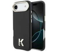 CG MOBILE Karl Lagerfeld Karl Head Logo compatible con MagSafe Funda para iPhone Air, color negro