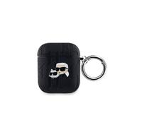 CG Mobile Karl Lagerfeld KLA2PGKCPK - Funda para AirPods 1/2, diseño con Monograma Karl & Choupette Head