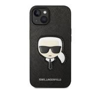 CG MOBILE Karl Lagerfeld KLHCP14MSAPKHK - Carcasa para iPhone 14 Plus de 6,7", Color Negro y Negro