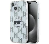 CG Mobile Karl Lagerfeld KLHCP15SHKLPCHT - Carcasa rígida para iPhone 15, 14 y 13 de 6,1", diseño de cabeza y monograma