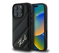 CG Mobile Karl Lagerfeld KLHCP16XPQDSMGK - Carcasa para iPhone 16 Pro MAX de 6,9", Color Negro