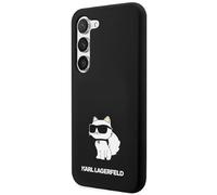 CG MOBILE Karl Lagerfeld KLHCS24MSNCHBCK Funda para S24+ S926 Funda rígida Silicona Negra Choupette
